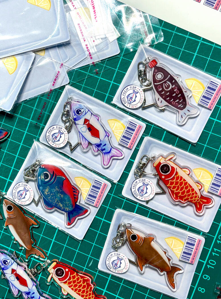 Fish keychains Fish keychains