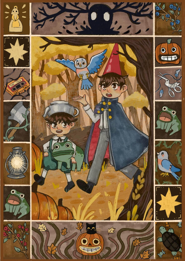 Over the garden wall Over the garden wall
